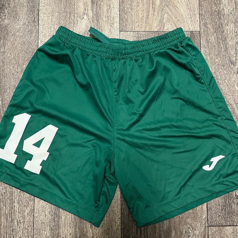 Green Soccer Shorts Joma Kids M